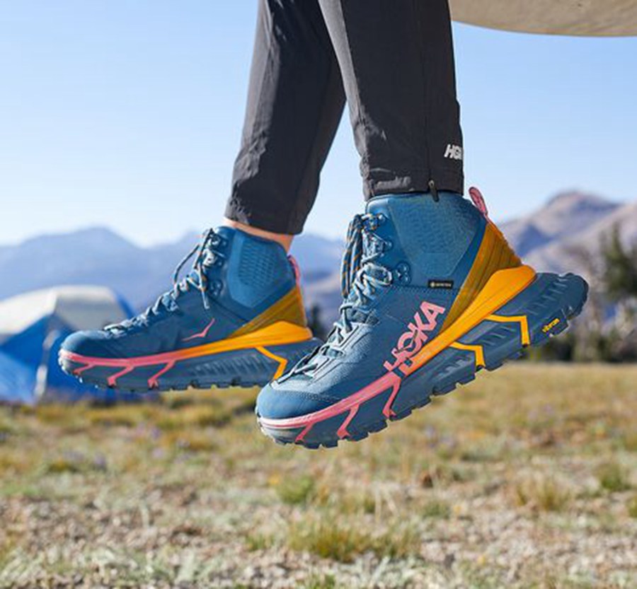 Hoka One One Wandelschoenen Dames - Tennine Hike Gore-Tex - Blauw - UO7243091